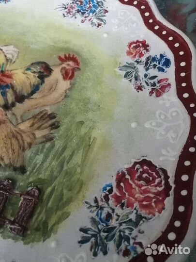 Декорированные тарелки