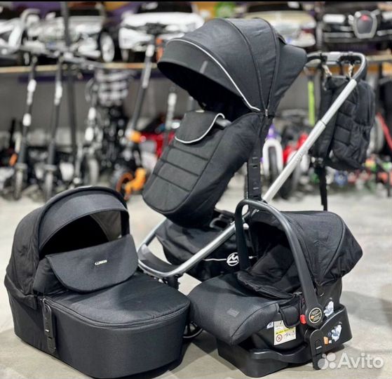 Коляска модульная 3 в 1 новая. Luxmom
