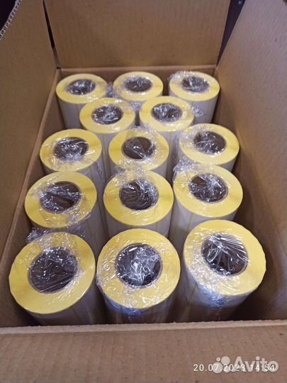 Этикетки 43*25 900 Эко коробка 70 шт