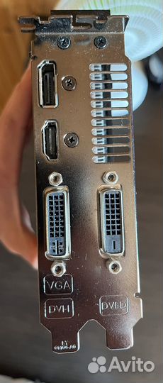 Нерабочая видеокарта asus R9 270x на запчасти