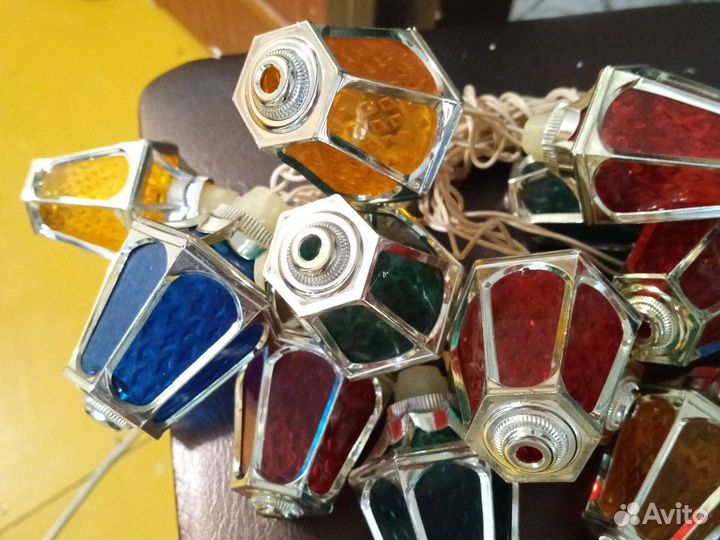 Гирлянда СССР фонарики Радуга 1