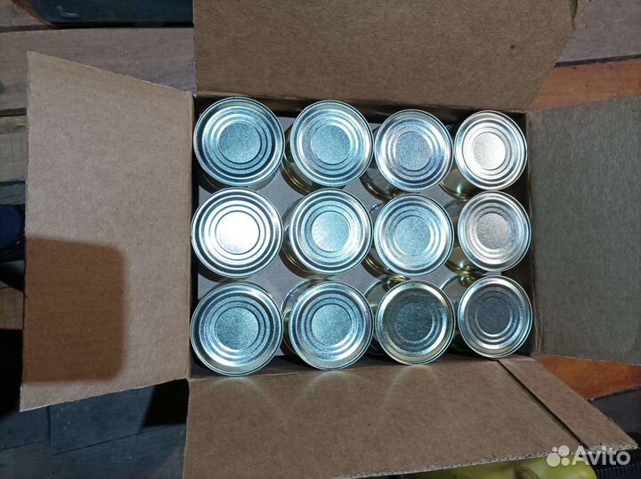 Жестяная банка для консервирования