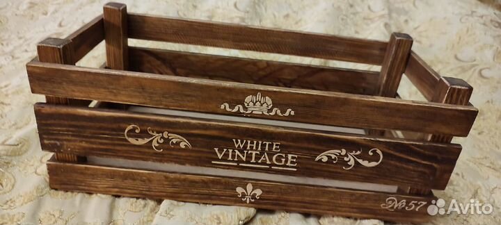 Ящик деревянный подарочный