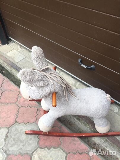 Лошадка качалка деревянная