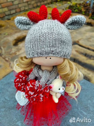 Интерьерная кукла ручной работы