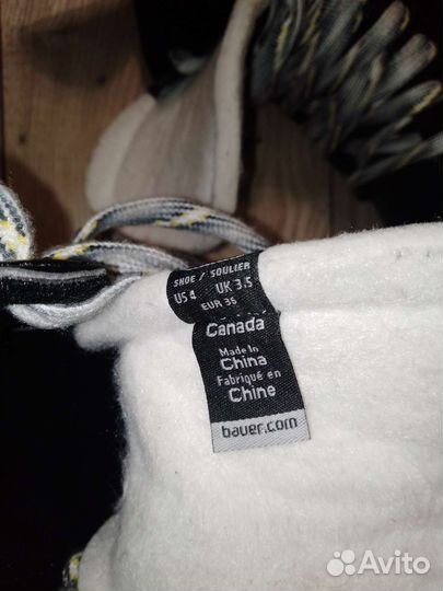 Хоккейные коньки bauer р. 36