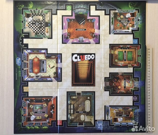 Настольная игра Cluedo Hasbro оригинал 2-6 игроков