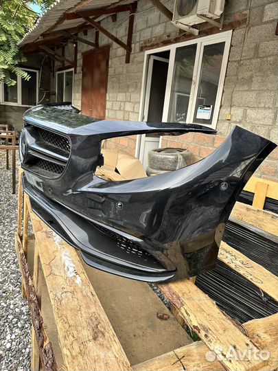 Бампер амг w217 передний