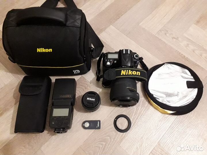 Nikon d90. Комплект