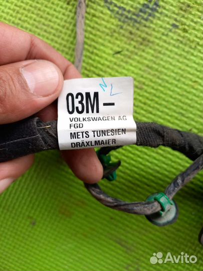 Провода коса. Задней левой двери гольф-5+