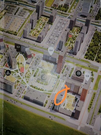 2-к. квартира, 57,2 м², 21/22 эт.