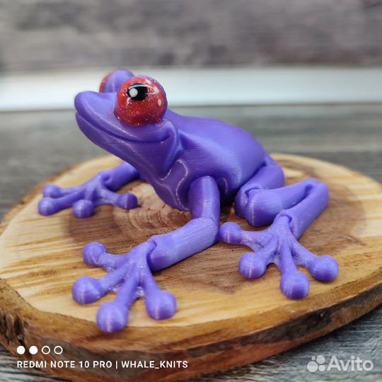 Лягушка 3д игрушка подвижная антистресс