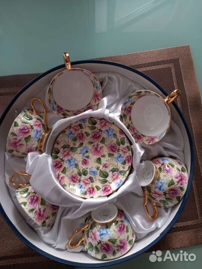 Набор: 6 чашек+6 блюдец 