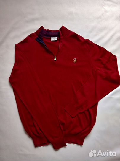 Джемпер на молнии U.S. polo assn
