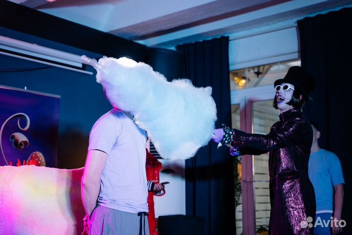 Сладкое шоу Вилли Вонки (сладкая вата)