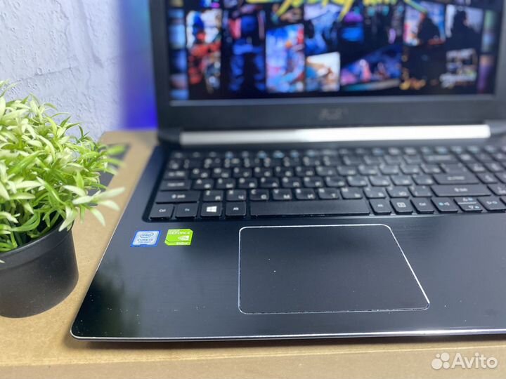 Игровой ноутбук Acer 940MX/FullHD/ssd/HDD