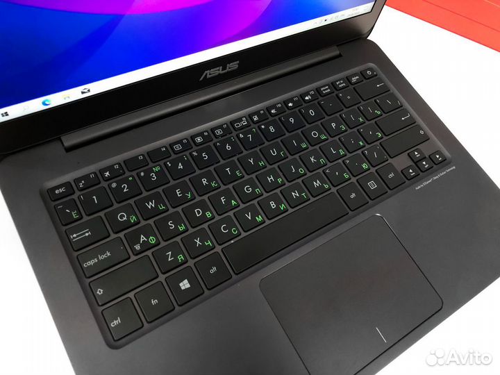 Компактные офисные ноутбуки Asus с матовым экраном