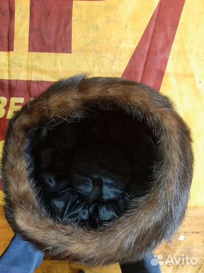 Шапка норковая женская