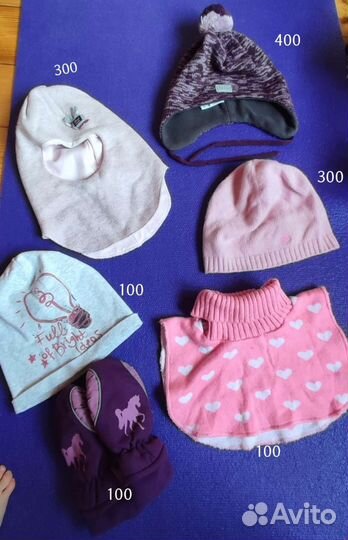 Аксессуары на девочку 2-4 года