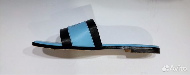 Alexander McQueen Кожаные Шлёпанцы