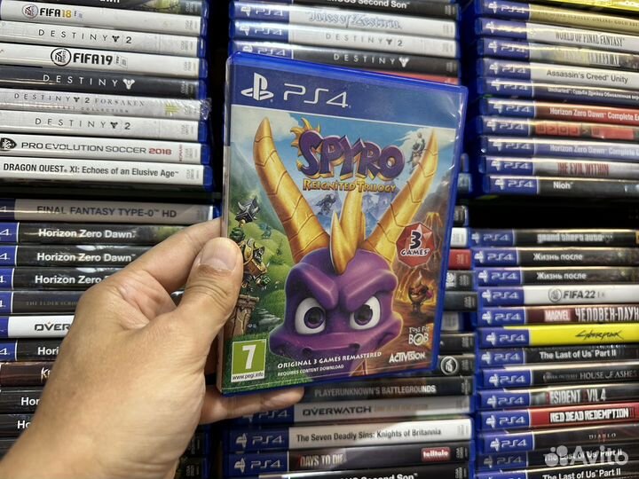 Spyro reignited trilogy ps4 диск
