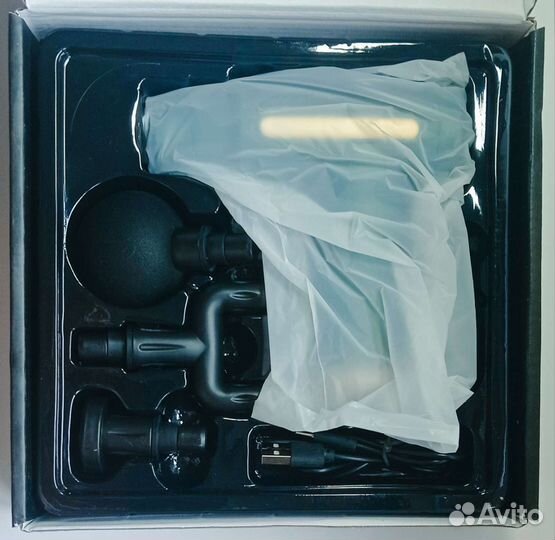 Массажёр в коробке(4 насадки)