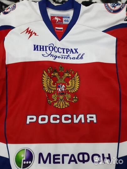 Свитер, майка, сетка хоккейная сборная России