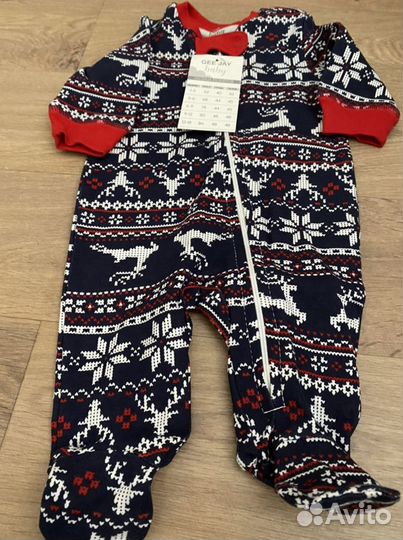 Новогодний бодик новый с биркой