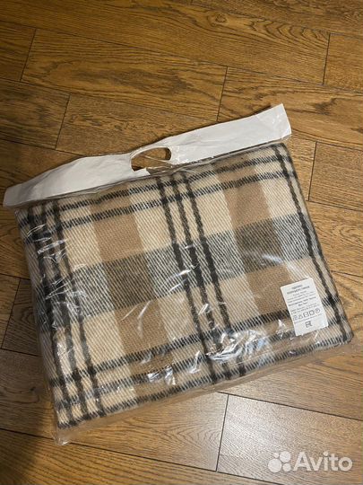 Шерстяной плед новый