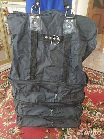Сумка дорожная большая на колесах, новая