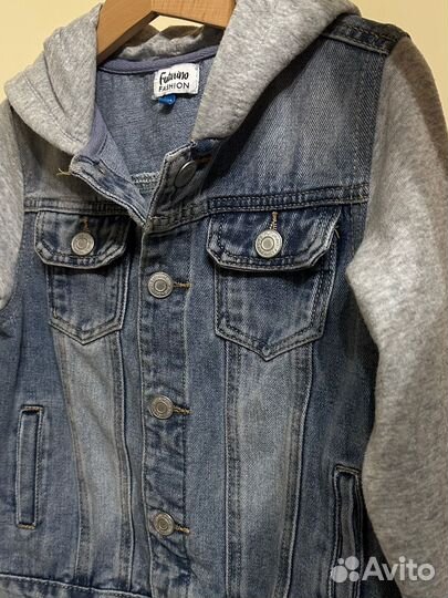 Джинсовая куртка для мальчика 110
