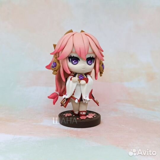 Аниме фигурки ручная работа чиби Genshin Impact