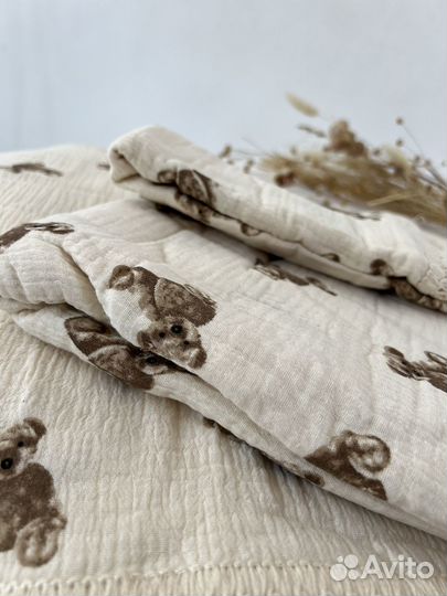 Плед покрывало муслин