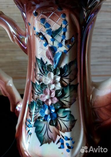 Кофейный сервиз СССР, перламутр, винтаж