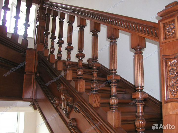 Деревянные лестницы. арт: Z874