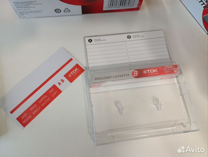 Аудиокассеты новые TDK B 60/Normal Positiоn Tyрe