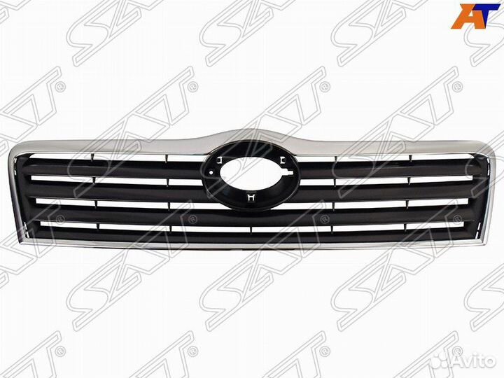 Решетка радиатора toyota avensis 03-06 хром
