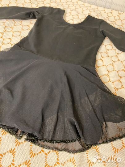 Купальник с юбочкой для танцев и легинсы