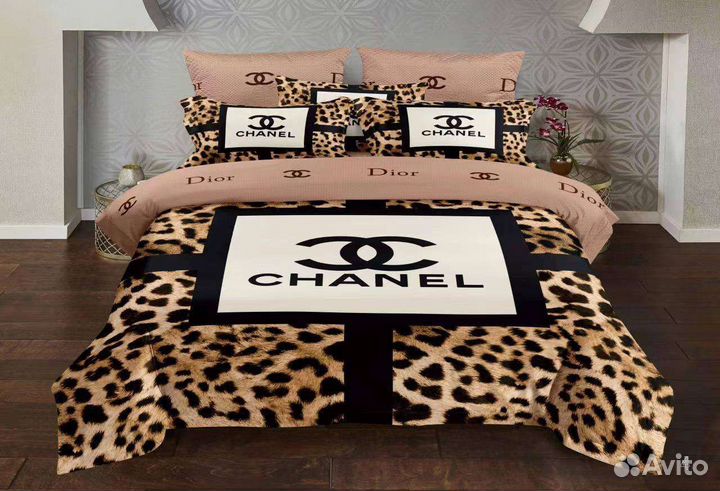 Белье постельное брендовое подарочное Dior