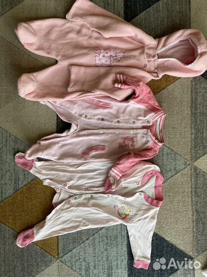 Вещи пакетом на девочку 56 62 68