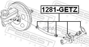 Цилиндр сцепления главный hyundai getz 1281-GET