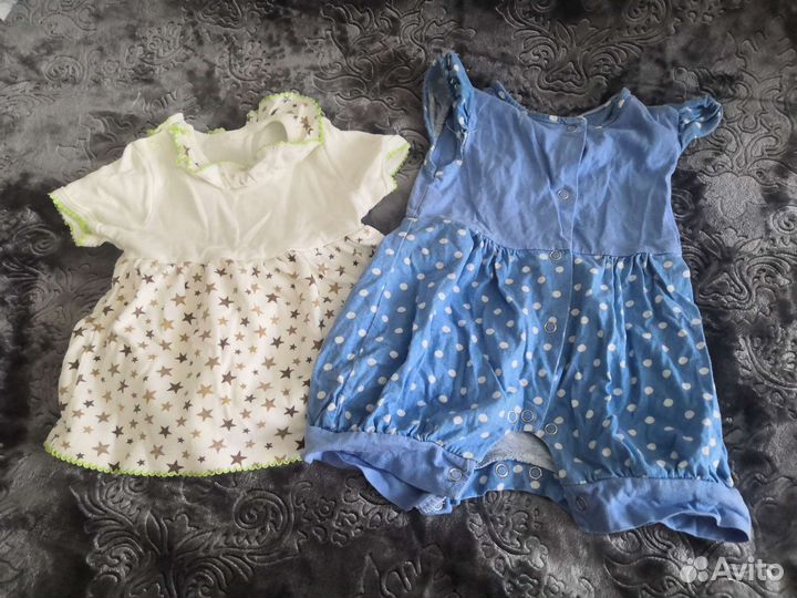 Детские вещи пакетом для девочки 50-80