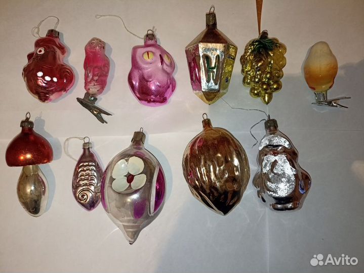 Елочные игрушки СССР
