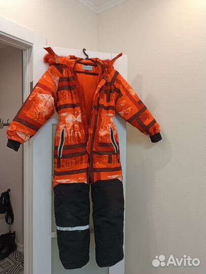 Зимний комбинезон для девочки размер 134