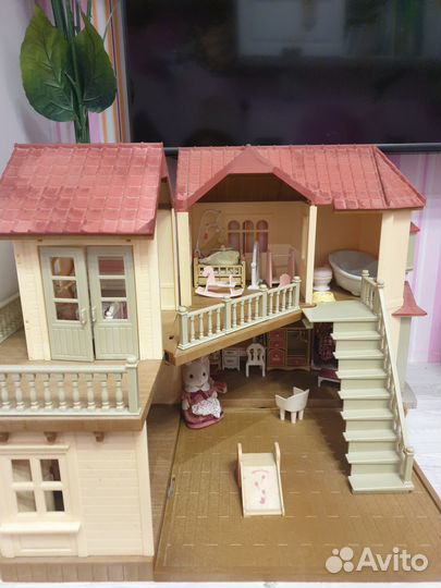 Sylvanian families домик с мебелью
