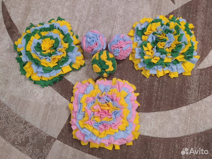 Нюхательный мяч, нюхательный коврик для собак