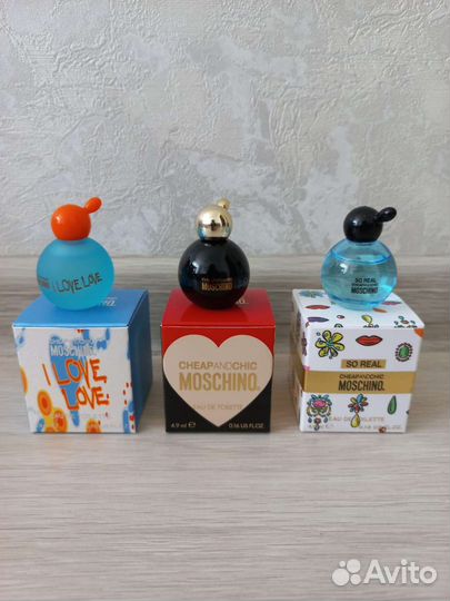 Moschino I love love, So real, Cheap and Chic