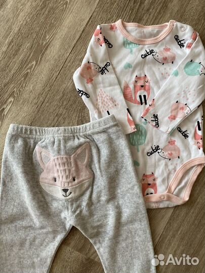 Вещи пакетом Костюм 3в1 для девочки для двойни