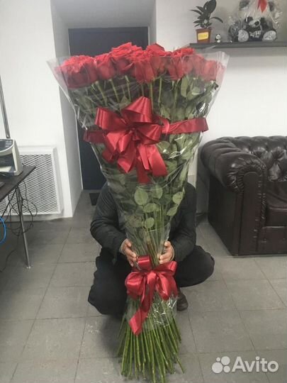 Высокие розы Букеты с доставкой