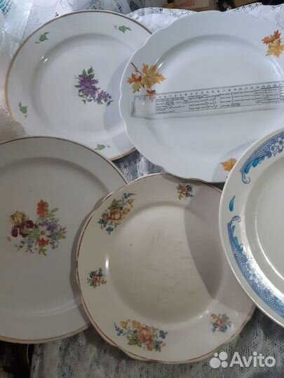 Тарелки, тарелочки, блюда СССР